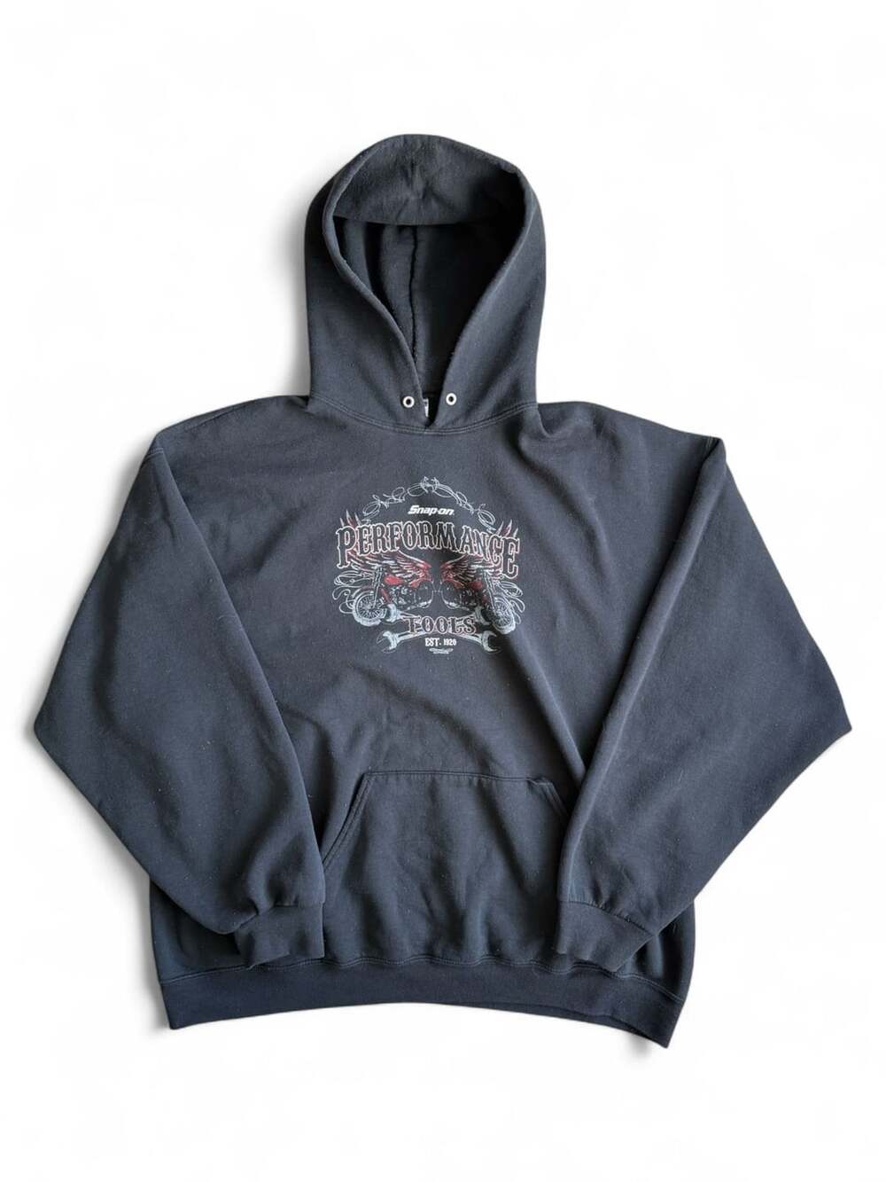 Jerzees Nublend Snap-on Performance Tools Est. 1920 Graphic Hoodie  Black 2XL
